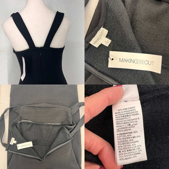 NWT Making the Cut Season 2 Episode 6 Winning Look Andrea's Black Dress SIZE S - Picture 16 of 17